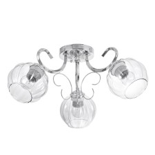 Ashley chandelier 3x40W E27 chrome 53x53x20cm