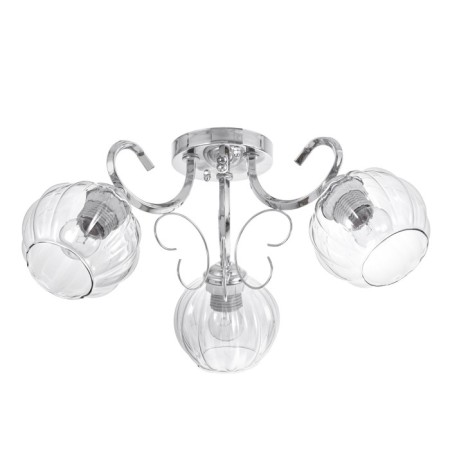 Ashley chandelier 3x40W E27 chrome 53x53x20cm