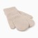 Baby mittens minku, beige color, 18 cm