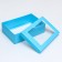 Folding box "Tiffany", with a window 30 x 20 x 9 cm
