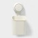 Holder for toothbrushes on a vacuum suction cup, 9 × 7.7 × 19 cm, white color