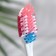 The toothbrush "split" of medium stiffness, blue, 2 pcs.
