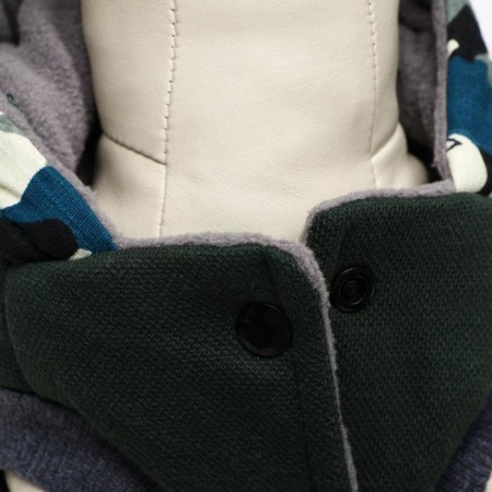 Jacket for dogs, s (DS 20 cm, Osh 23 cm, OG 32 cm), dark green-5