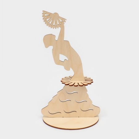Wooden napkin "Carmen", 25 × 13 × 13 cm-1