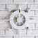 Interior decor "helm" on the wall, white-blue, 32 x 32 x 2 cm