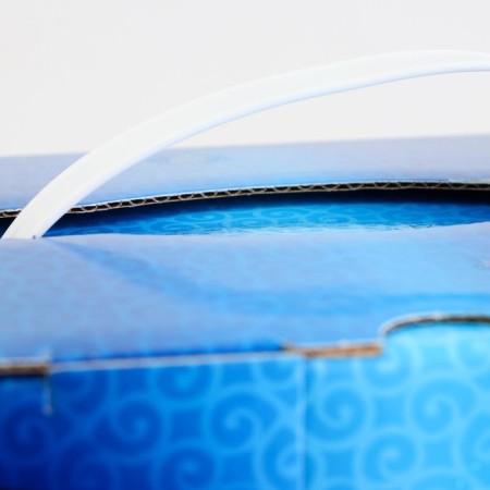 New Year. Gift box, New Year's with the plastic handle "Eastern Snake" 28.5*14*33 cm.-3