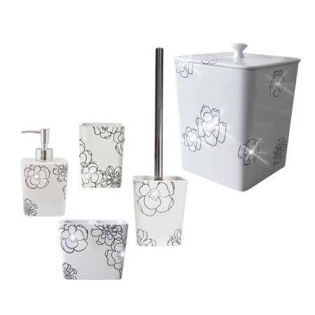 Diamond toilet brush, white color-2