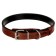 Collar zoonik "premium-classic" Leather double, 61-75 x 3 cm, cognac