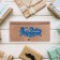 Wooden envelope "Happy Birthday!" gold, gift, 17 x 8.5 x 2 cm