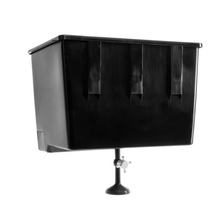 Shower tank, 55 liters, with EVN (20 - 60 ° C), plastic, black