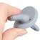The rubberker is a silicone dummy, the color is blue/gray, mum & baby