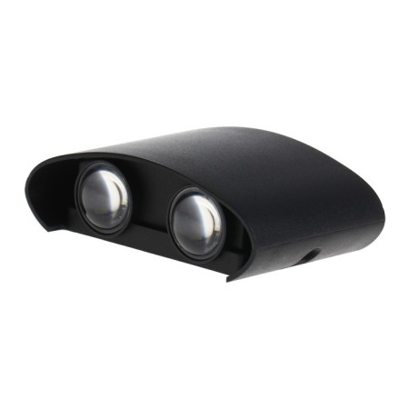 Front Facade "Semesfer", FSD-073, 4 W, 3000K, 2 rays, IP65, 220 V, plastic, black 100842-6
