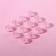 Beads are sewing, with holography, d = 8 mm, 50 g, pink color