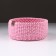 Baby basket, 16 x 7.5 cm, pink, cotton