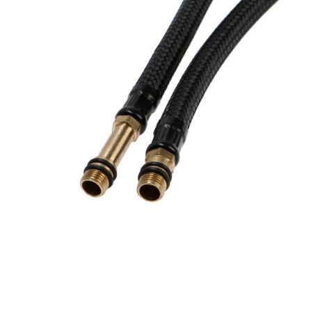 Flexible eyeliner for the Zein English mixer, nylon, 1/2 ", M10, 80 cm, set 2 pcs., Black-5