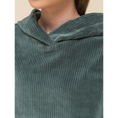 Sweatshirt for girls, height 104 cm, khaki color-5