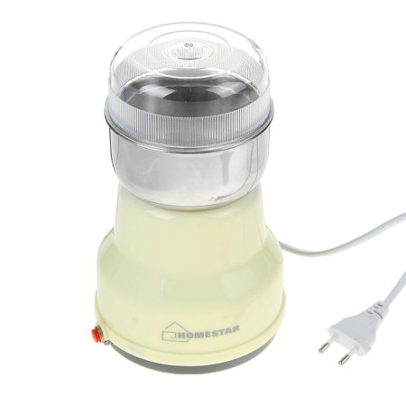 Homestar HS-2001 coffee grinder, electric, 150 watts, 50 g, beige