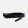 Men's purse on the button, a department for bills, for maps, for coins, black color