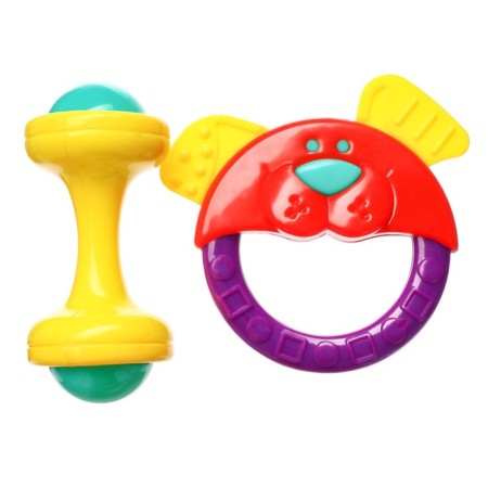 Set of rattles "Little Joy", 2 pcs, color mix-8
