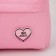 School textile “heart”, 37 x 33 x 17 cm, with Velcro, pink