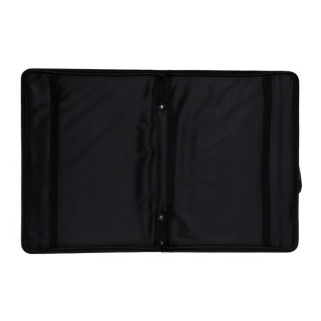 Folder for drawings and drawings for artists A3, 470 x 350 x 40 mm, handles, frame, textile, "inspiration" 1b31, pocket, black-3