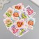 Cardboard Biro "Happy New Year. Watercolor snakes" set 10 pcs (5 types) 4x6 cm