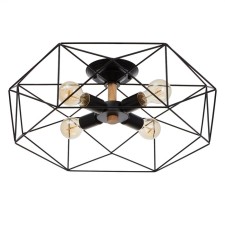 Chandelier 2231/4 E27 40W Black 57x50x18 cm Bayerlux