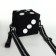 Bag Tap Cube, 16*15.5*15.5, lightning departure, string, black/white peas