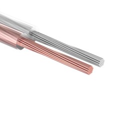 Acoustic cable Rexant Silicon, 2 x 1.00 mm², transparent, mini-bukhta, 5 m