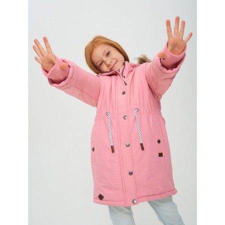 Winter park for a girl, height 104 cm, pink color-1