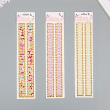 Sticker Plastic Rhinestones 