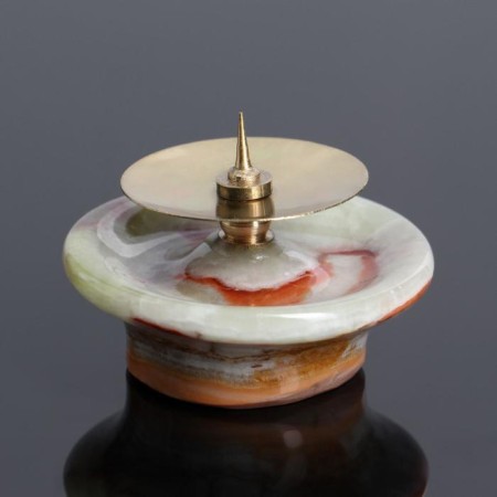 Set of candlesticks with a needle, 6pcs, onyx-1