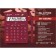 Large desktop calculator, 12-bit, Skainer SK-555RD, 2 power, 2 memory, 155 x 205 x 35 mm, red