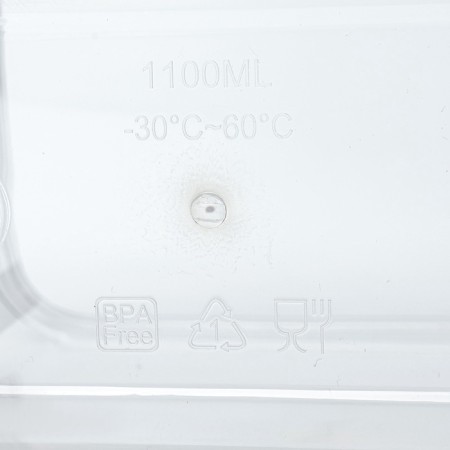 A container for washing powder and air conditioning, with a measured glass, 1100 ml-11