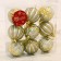 Set of balls plastic D-5 cm, 9 pcs "Olympia Assorted" silver-gold