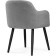 Chair on the Halls Lamba 11 Metal/Building Builder, Black/Gray 62x62x85 cm