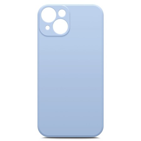 Borasco cover for iPhone 14, Soft Touch, silicone, microfiber, lavender