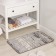 Bathroom mat “Blik”, 50 × 80 cm, gray color