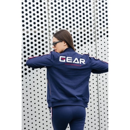 Female ishomine is a suit, size 50, dark blue color-6