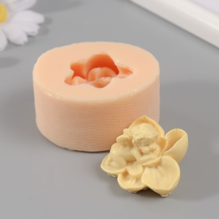 Mold Silicon "Angel Flower" 5x5x3 cm mix