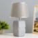 Alade table lamp E14 40W gray 20x20x33 cm Risalux