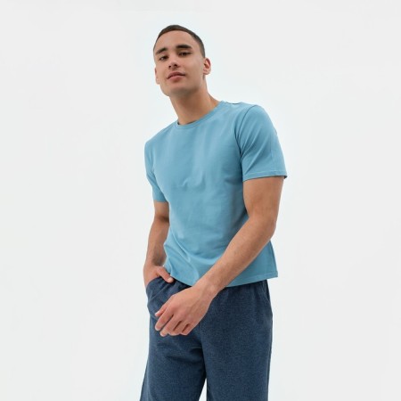 Men's T-shirt Minaku Regular Fit: Blue color, rr 56-5