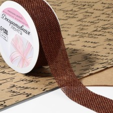 Juet tape, 30 mm, 4.5 ± 0.5 m, brown color