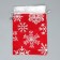 Bag gift plush “Santa Claus bag”, snowflakes, embossing, 16 x 24 cm +/- 1.5 cm, New Year