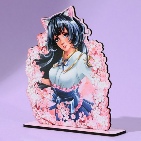 Anime figure "Girl in Colors", 11.7 x 15 cm, tree-1