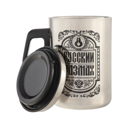Thermal circle, 500 ml, steel "Russian scope", retains heat 2 hours, 13.5 x 8.3 cm-1