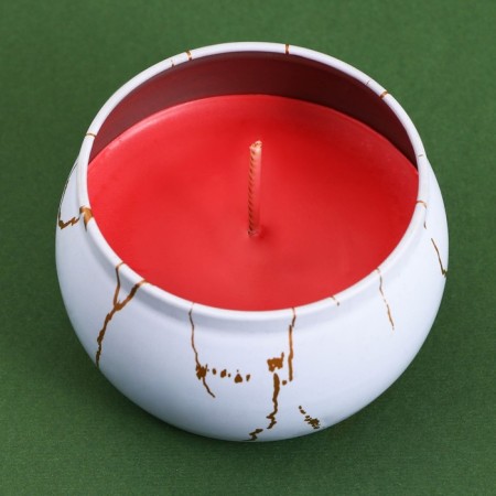 Ароматическая свеча в банке «Shine bright», аромат бабл гам, 6 х 6 х 4 см.-3