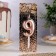 Candle in the Cake "European", number "9", 6 cm, pink gold