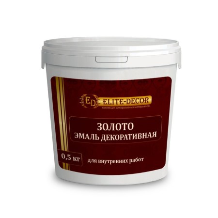 Decorative enamel "Gold", 0.5 kg