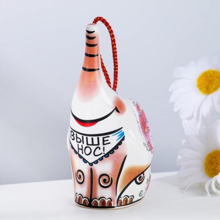 Souvenir bell "Elephant. Above the nose", 10 cm, mix-3